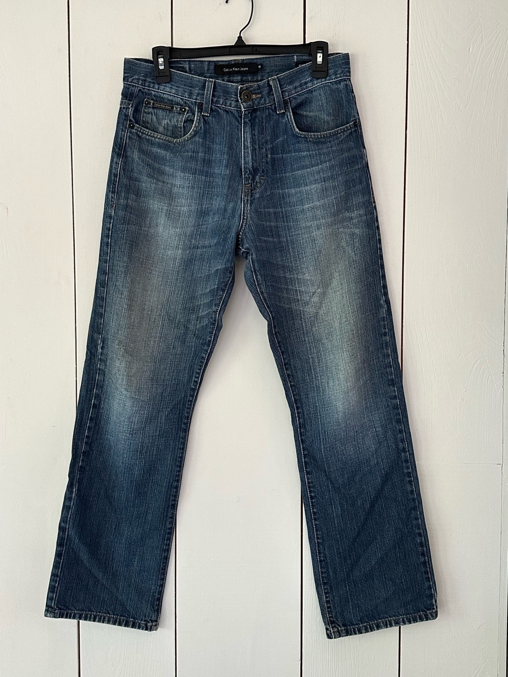 Calvin Klein Vintage 90s Y2K Relaxed Straight Jeans Sz 30x30 Waist 32